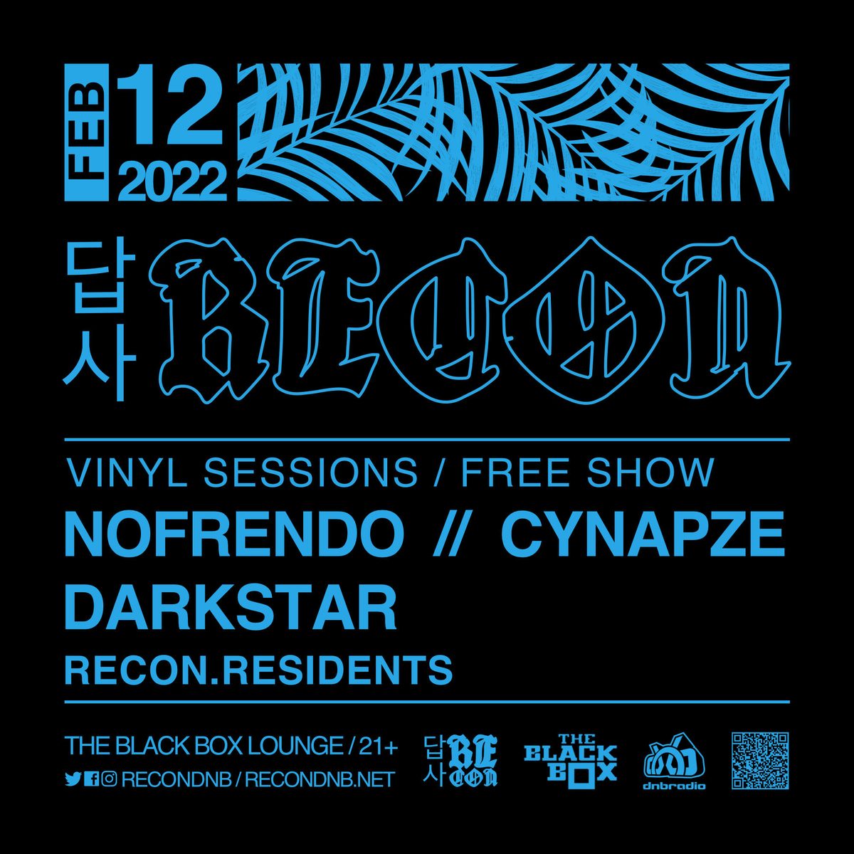 Flyer: Vinyl Sessions: Nofrendo, Cynapze, Darkstar
