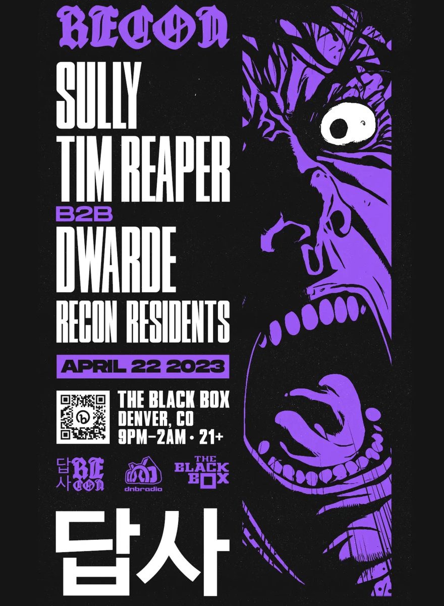 Flyer: Sully, Tim Reaper b2b Dwarde, Recon residents