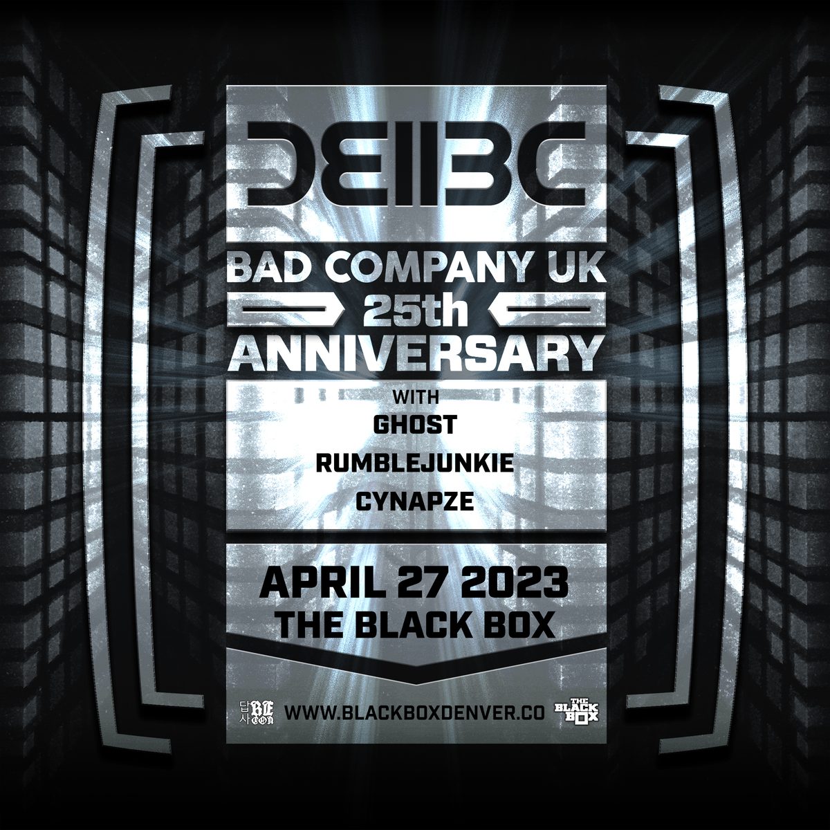 Flyer: Bad Company UK 25th Anniversary