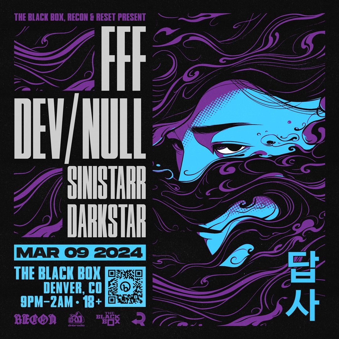 Flyer: FFF, Dev/null, Sinistarr and Darkstar