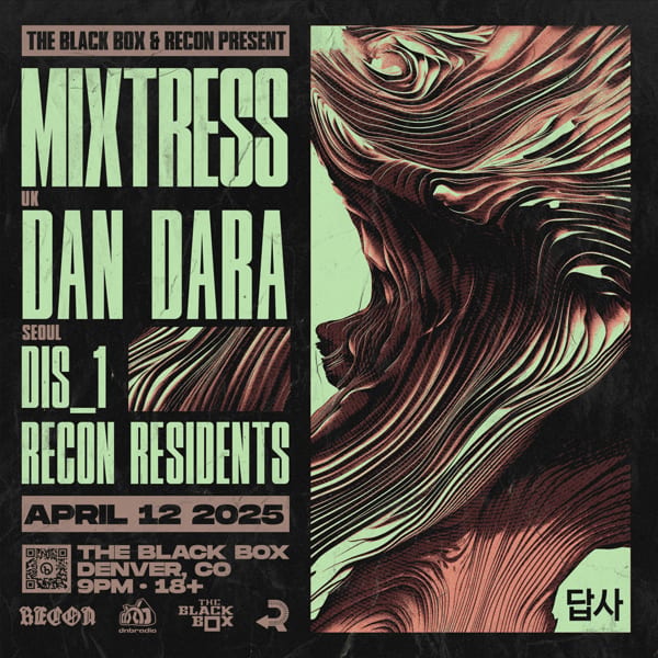 Flyer: MIXTRESS (UK), Dan Dara (Seoul), DiS_1!
