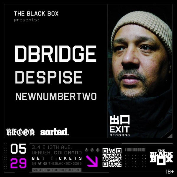 Flyer: dBridge, Despise & Newnumbertwo at The Black Box
