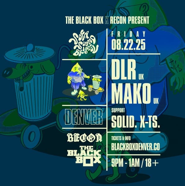 Flyer: Sofa Sound Bristol Showcase: DLR, Mako, Solid & X-TS!